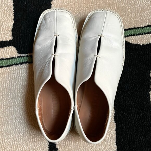 EUC Hereu Lloret Cutout Loafers in Off-White Size EU 36 US 5.5 - Picture 5 of 7